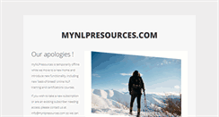 Desktop Screenshot of mynlpresources.com